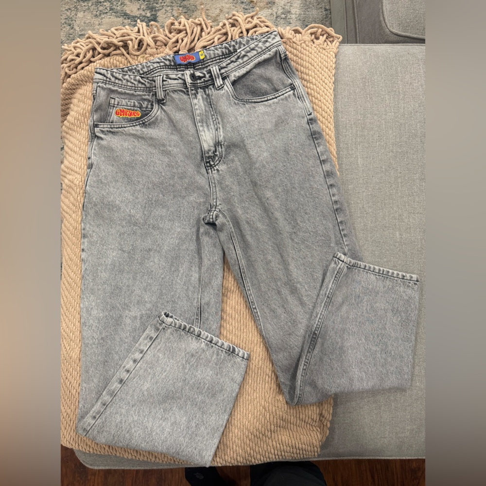 GMPYRE Relax Fit Gray Acid Wash Jeans – Size‎ 32